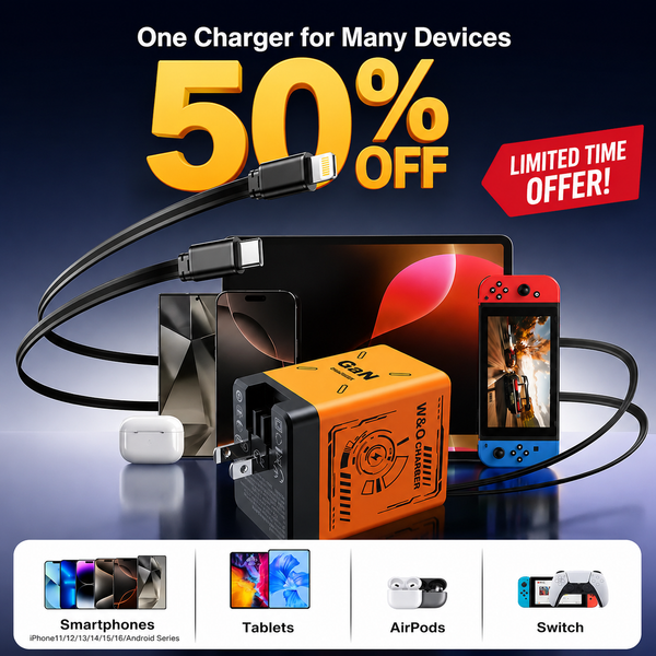 Portable Gan Flash Fast Charger