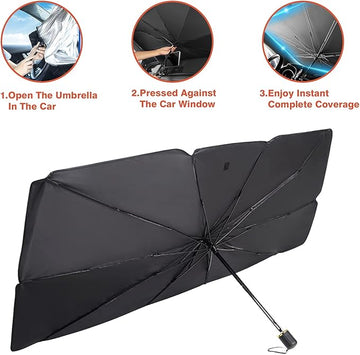 Portable Car Umbrella | Car Windshield Sun Shade